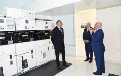 Azərbaycan Prezidenti yenidən qurulan 110/35/10 kilovoltluq “İsmayıllı” yarımstansiyasının açılışında iştirak edib (FOTO) (YENİLƏNİB)