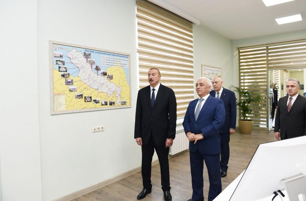 Azərbaycan Prezidenti yenidən qurulan 110/35/10 kilovoltluq “İsmayıllı” yarımstansiyasının açılışında iştirak edib (FOTO) (YENİLƏNİB)