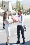 Prezident İlham Əliyev və birinci xanım Mehriban Əliyeva Heydər Əliyev Fondunun təşəbbüsü ilə inşa olunan Dəmirçi Arxeologiya Muzeyinin açılışında iştirak ediblər (FOTO)