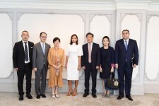 Azərbaycanın Birinci vitse-prezidenti Mehriban Əliyeva Çinin nümayəndə heyəti ilə görüşüb (FOTO)