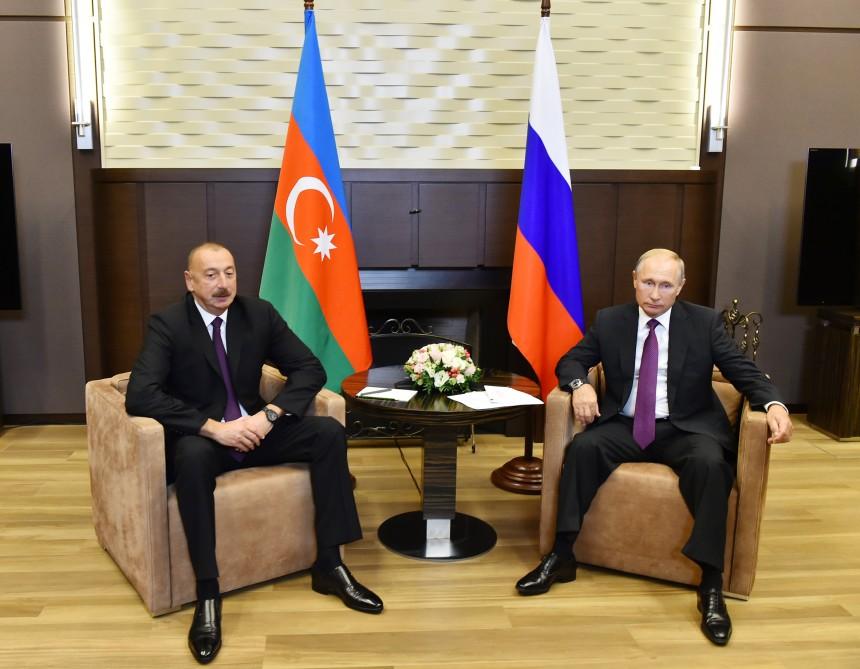 Soçidə Azərbaycan və Rusiya prezidentlərinin görüşü olub (FOTO) (YENİLƏNİB)
