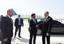 Prezident İlham Əliyevin Qırğızıstana səfəri başa çatıb (FOTO)