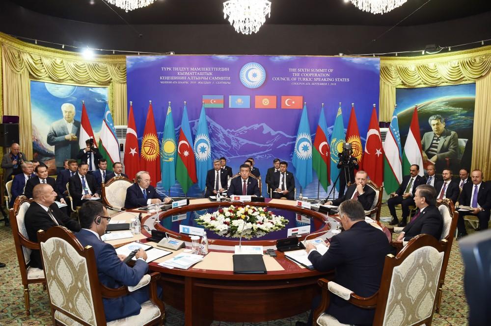 Prezident İlham Əliyev Türkdilli Dövlətlərin Əməkdaşlıq Şurasının VI Sammitində iştirak edib (FOTO) (YENİLƏNİB-3)