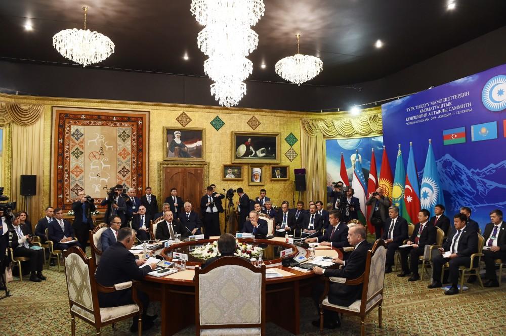 Prezident İlham Əliyev Türkdilli Dövlətlərin Əməkdaşlıq Şurasının VI Sammitində iştirak edib (FOTO) (YENİLƏNİB-3)