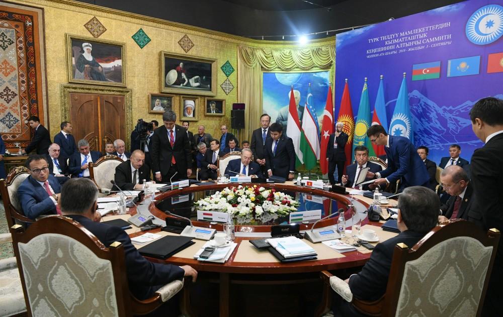 Prezident İlham Əliyev Türkdilli Dövlətlərin Əməkdaşlıq Şurasının VI Sammitində iştirak edib (FOTO) (YENİLƏNİB-3)