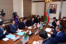 Azərbaycan və Yaponiyanın xarici işlər nazirləri arasında görüş keçirilib (YENİLƏNİB) (FOTO)