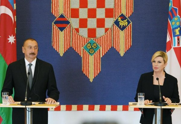 Prezident: Xorvatiya Azərbaycanın reallaşdırdığı qaz boru kəməri layihəsində iştirak etmək istəyir