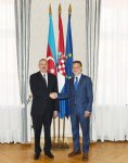Prezident İlham Əliyev Xorvatiya parlamentinin sədri ilə görüşüb (FOTO)