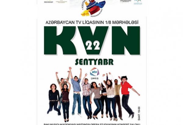 KVN Televiziya Liqasının 1\8 mərhələsinin konsert oyunu keçiriləcək