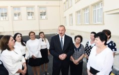 Prezident İlham Əliyev Maştağada 28 nömrəli tam orta məktəbin açılışında iştirak edib (FOTO) (YENİLƏNİB-2)