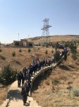 Şamaxıda türk əsgərinin şərəfinə ucaldılmış abidənin əsaslı yenidənqurmadan sonra açılışı olub (FOTO)