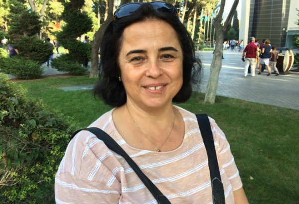 Türkiyə vətəndaşı: Hər iki xalqın ordusunu burada görmək məni çox məmnun etdi