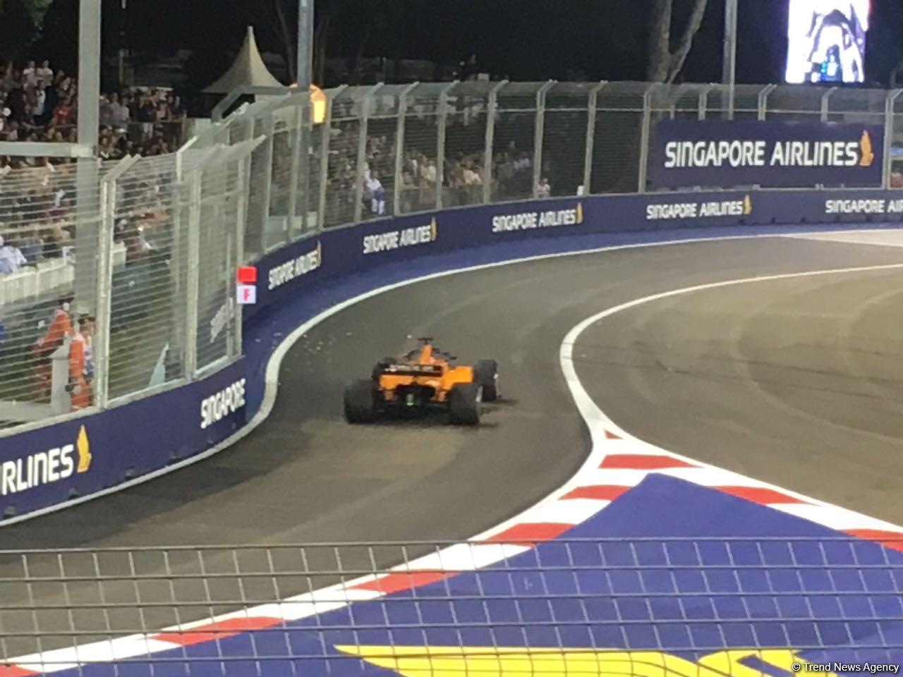 "Formula-1" Sinqapur Qran-Prisinin sonuncu günündən reportaj (FOTO/VİDEO)