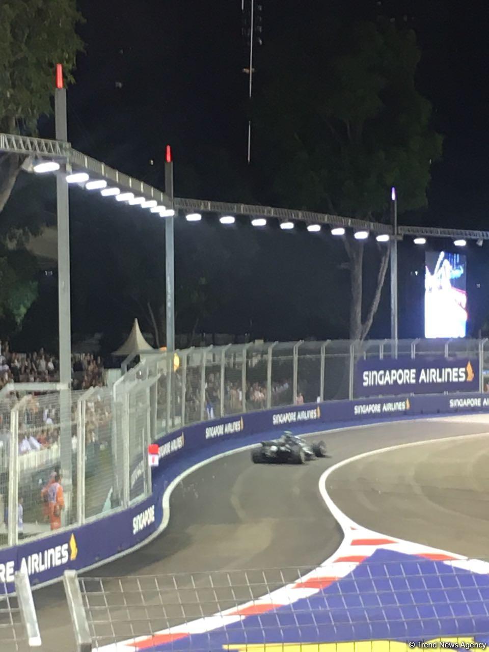 "Formula-1" Sinqapur Qran-Prisinin sonuncu günündən reportaj (FOTO/VİDEO)