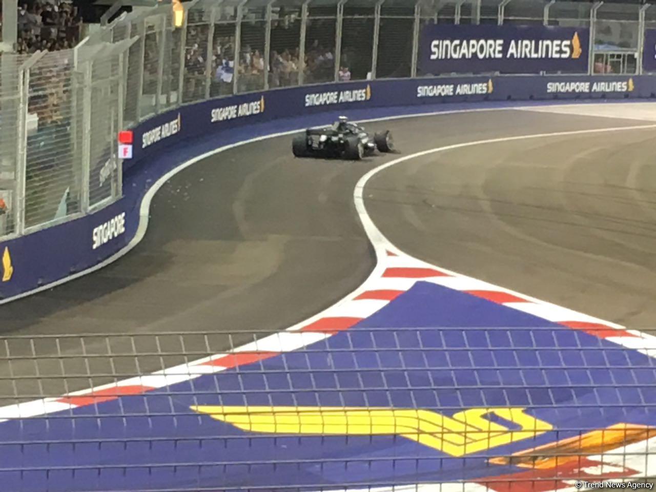 "Formula-1" Sinqapur Qran-Prisinin sonuncu günündən reportaj (FOTO/VİDEO)