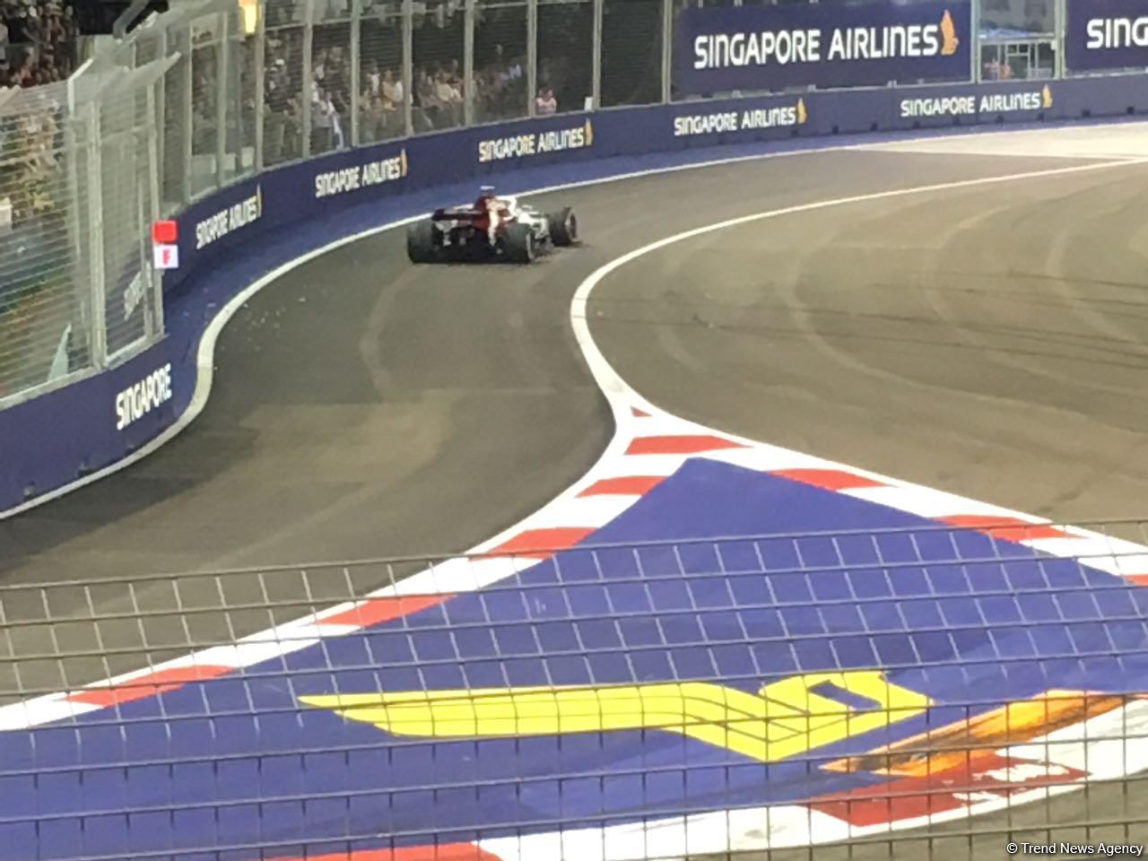 "Formula-1" Sinqapur Qran-Prisinin sonuncu günündən reportaj (FOTO/VİDEO)
