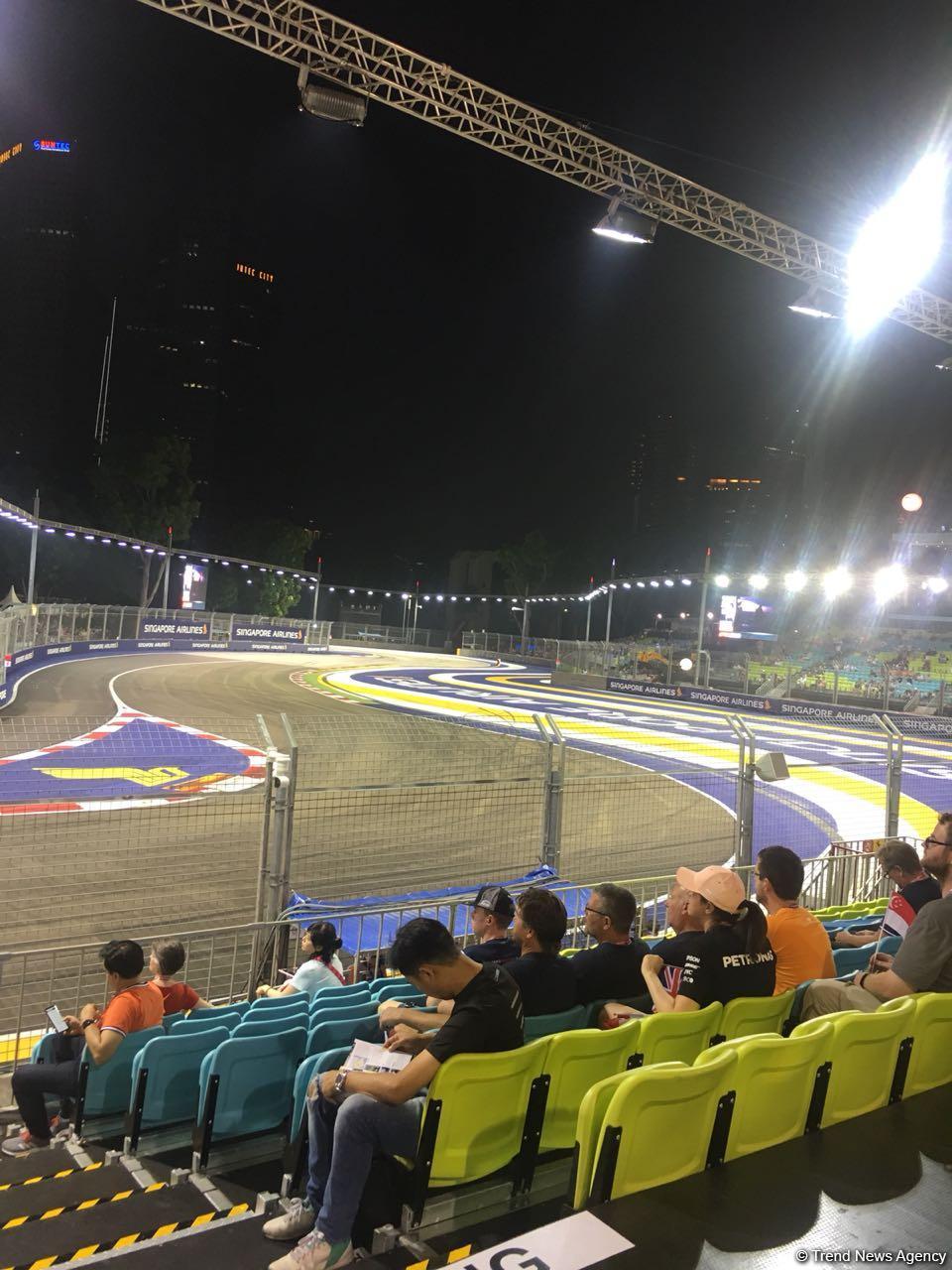 "Formula-1" Sinqapur Qran-Prisinin sonuncu günündən reportaj (FOTO/VİDEO)