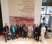 Aygün Səmədzadənin Bakının azad edilməsinin 100 illiyinə həsr olunmuş yeni əsərləri Türkiyədə təqdim olunub (FOTO/VİDEO)