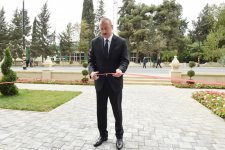 Prezident İlham Əliyev Biləsuvarda Gənclər Evinin açılışında iştirak edib (FOTO)