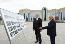 Prezident İlham Əliyev Masallı rayonuna səfərə gəlib (FOTO)