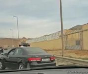 "Binə" Ticarət Mərkəzinə gedən yolda qəza olub - Tıxac var (FOTO)