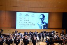 Üzeyir Hacıbəyli X Beynəlxalq Musiqi Festivalının təntənəli açılış mərasimi olub (FOTO)