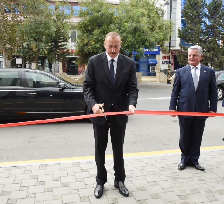 Prezident İlham Əliyev Biləsuvarda Bayraq Muzeyinin açılışında iştirak edib (FOTO)