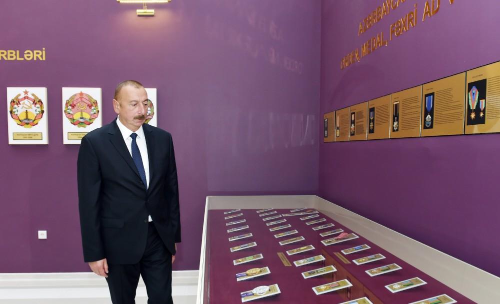 Prezident İlham Əliyev Biləsuvarda Bayraq Muzeyinin açılışında iştirak edib (FOTO)