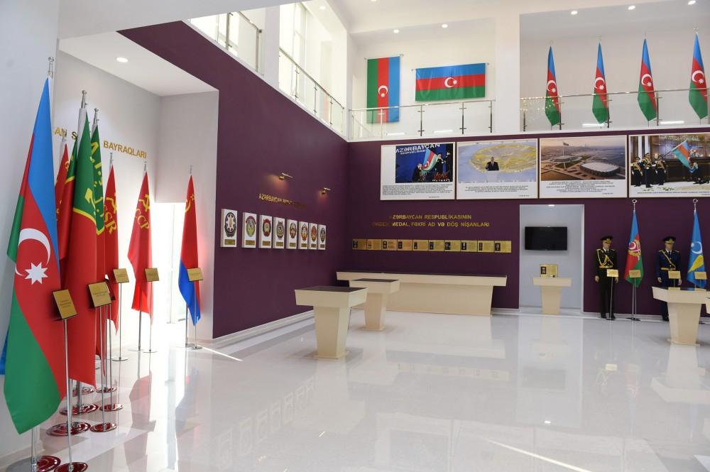 Prezident İlham Əliyev Biləsuvarda Bayraq Muzeyinin açılışında iştirak edib (FOTO)