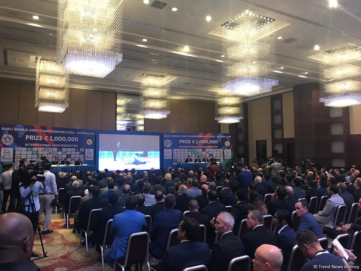 Bakıda keçiriləcək cüdo üzrə dünya çempionatının püşkü atılıb (FOTO)