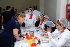 Bu saata Təzəpirdə Aşura ilə bağlı 130 nəfər qan verdi (FOTO)