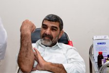 Bu saata Təzəpirdə Aşura ilə bağlı 130 nəfər qan verdi (FOTO)