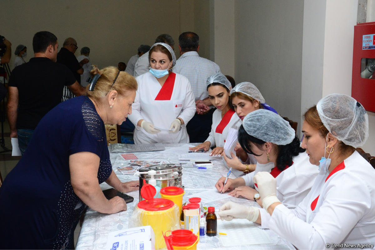 Bu saata Təzəpirdə Aşura ilə bağlı 130 nəfər qan verdi (FOTO)