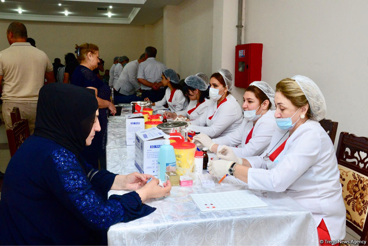 Bu saata Təzəpirdə Aşura ilə bağlı 130 nəfər qan verdi (FOTO)