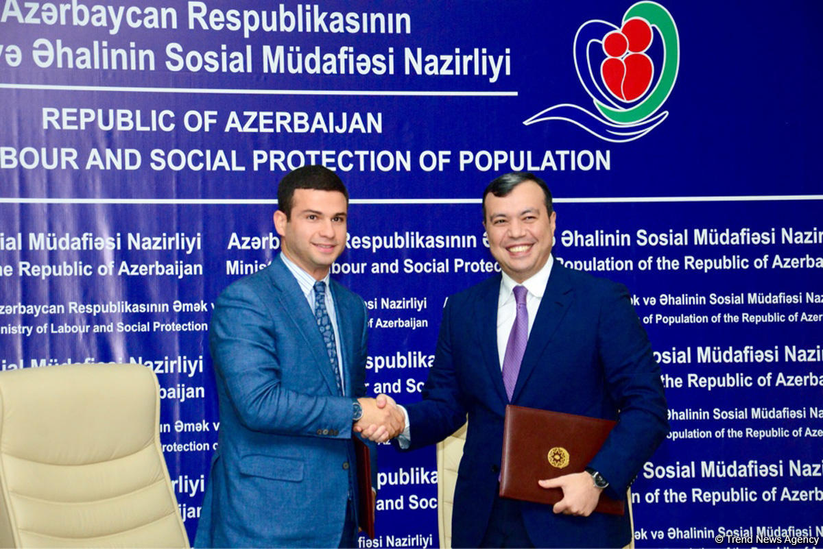ƏƏSMN və Kiçik və Orta Biznesin İnkişafı Agentliyi memorandum imzalayıb (FOTO)