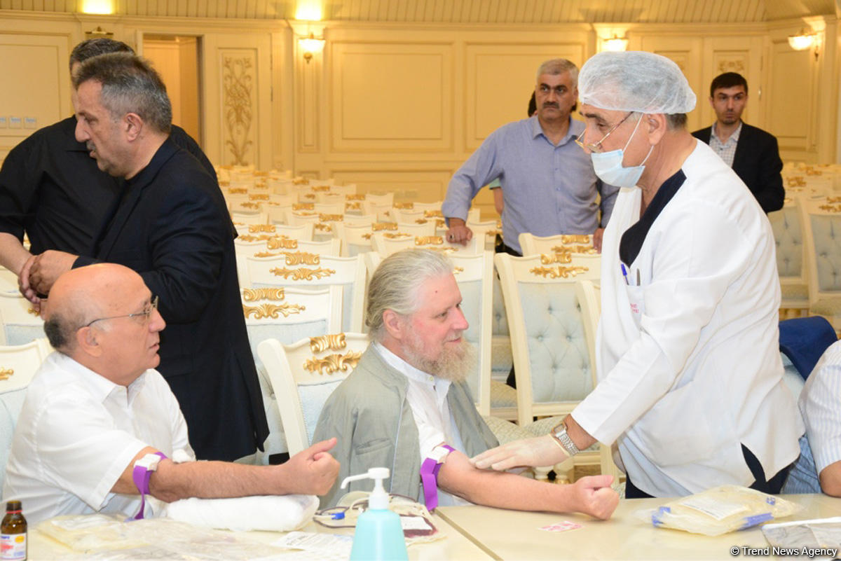 Qafqaz Müsəlmanları İdarəsində qanvermə aksiyası keçirilib (FOTO)