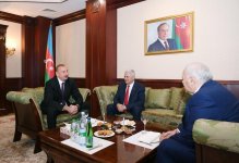 Azərbaycan Prezidenti İlham Əliyev Türkiyə Böyük Millət Məclisinin sədri ilə görüşüb (YENİLƏNİB) (FOTO)