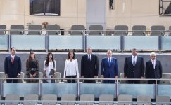 Prezident İlham Əliyev və birinci xanım Mehriban Əliyeva Bakıda cüdo üzrə dünya çempionatının açılış mərasimində iştirak ediblər (YENİLƏNİB-3) (FOTO)