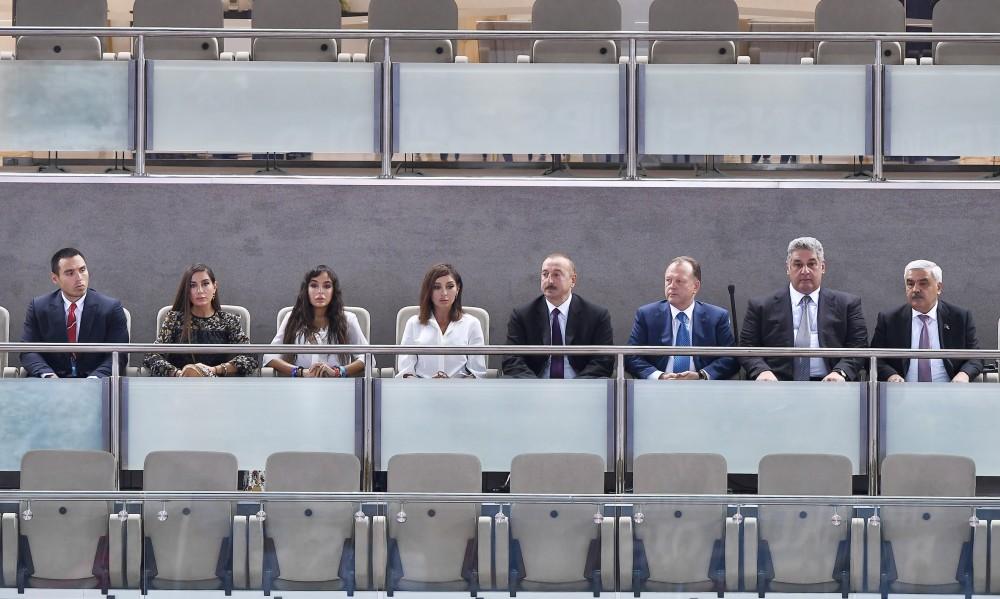 Prezident İlham Əliyev və birinci xanım Mehriban Əliyeva Bakıda cüdo üzrə dünya çempionatının açılış mərasimində iştirak ediblər (YENİLƏNİB-3) (FOTO)