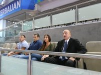 Prezident İlham Əliyev Bakıda keçirilən cüdo üzrə dünya çempionatında bürünc medal uğrunda qarşılaşmaya baxıb (YENİLƏNİB) (FOTO)