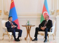 Azərbaycan və Monqolustan prezidentlərinin görüşü olub (FOTO) (YENİLƏNİB)