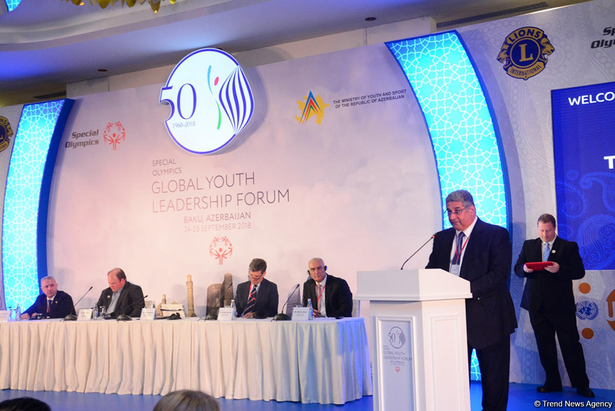 Bakıda Xüsusi Olimpiya Hərəkatı Gənc Liderlər forumu öz işinə başlayıb (FOTO)