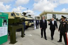 Prezident İlham Əliyev üçüncü “ADEX-2018” Azərbaycan Beynəlxalq müdafiə sərgisi ilə tanış olub (FOTO) (YENİLƏNİB)