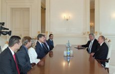 Prezident İlham Əliyev Xüsusi Olimpiya Komitəsinin sədrinin başçılıq etdiyi nümayəndə heyətini qəbul edib (FOTO)