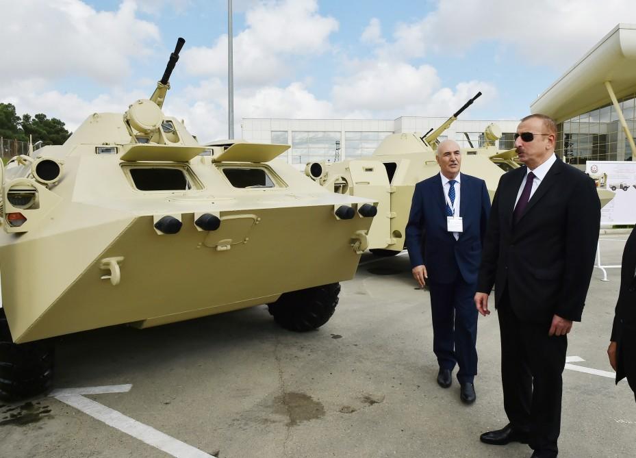 Prezident İlham Əliyev üçüncü “ADEX-2018” Azərbaycan Beynəlxalq müdafiə sərgisi ilə tanış olub (FOTO) (YENİLƏNİB)