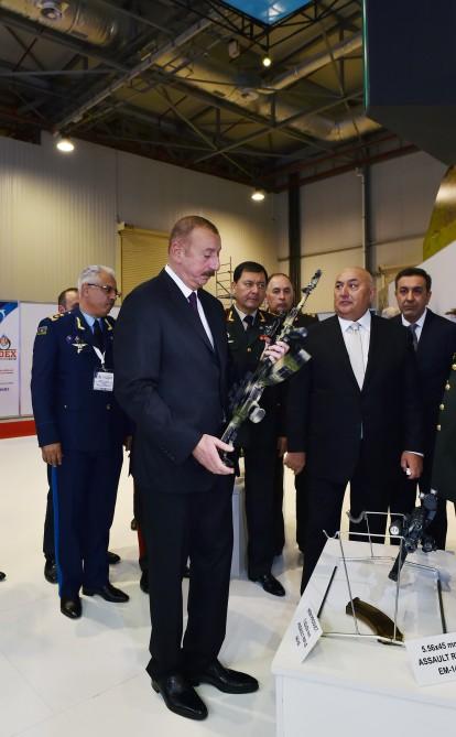 Prezident İlham Əliyev üçüncü “ADEX-2018” Azərbaycan Beynəlxalq müdafiə sərgisi ilə tanış olub (FOTO) (YENİLƏNİB)