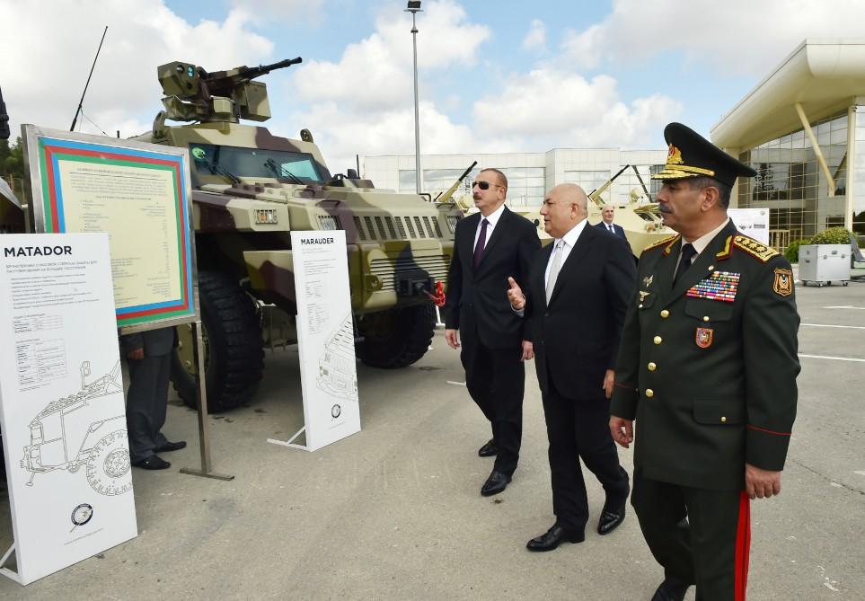 Prezident İlham Əliyev üçüncü “ADEX-2018” Azərbaycan Beynəlxalq müdafiə sərgisi ilə tanış olub (FOTO) (YENİLƏNİB)
