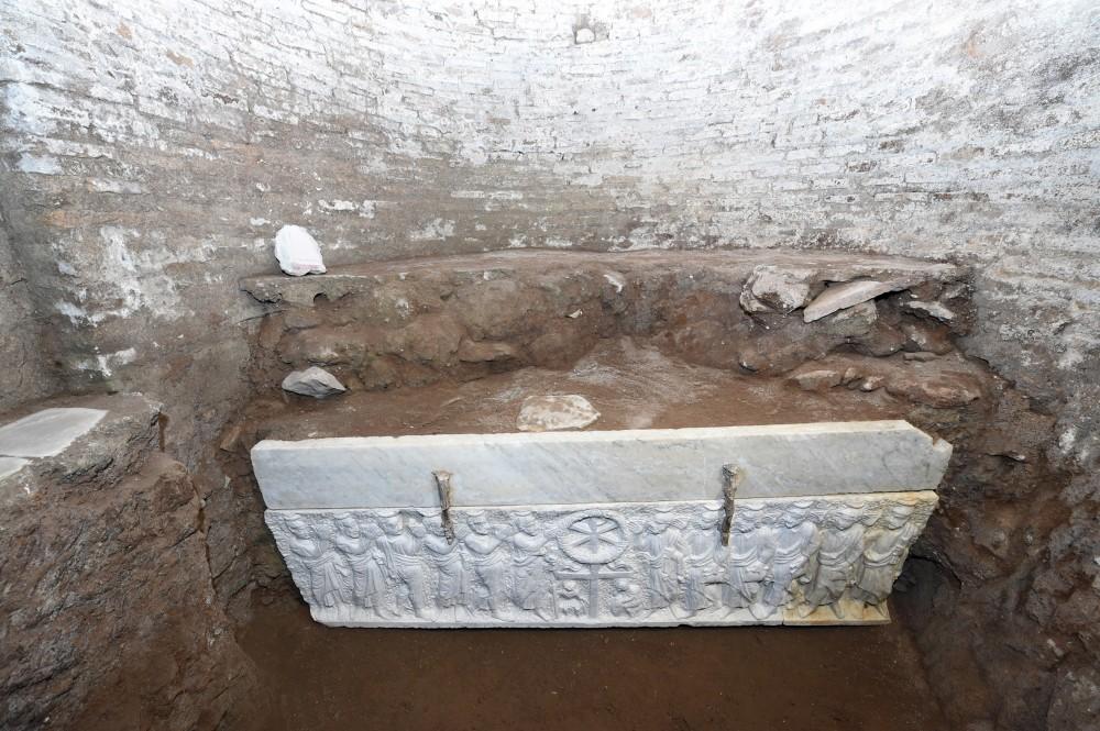 Azərbaycanın Birinci vitse-prezidenti Mehriban Əliyeva Romada Müqəddəs Sebastian katakombalarının açılışında iştirak edib (FOTO) (YENİLƏNİB)