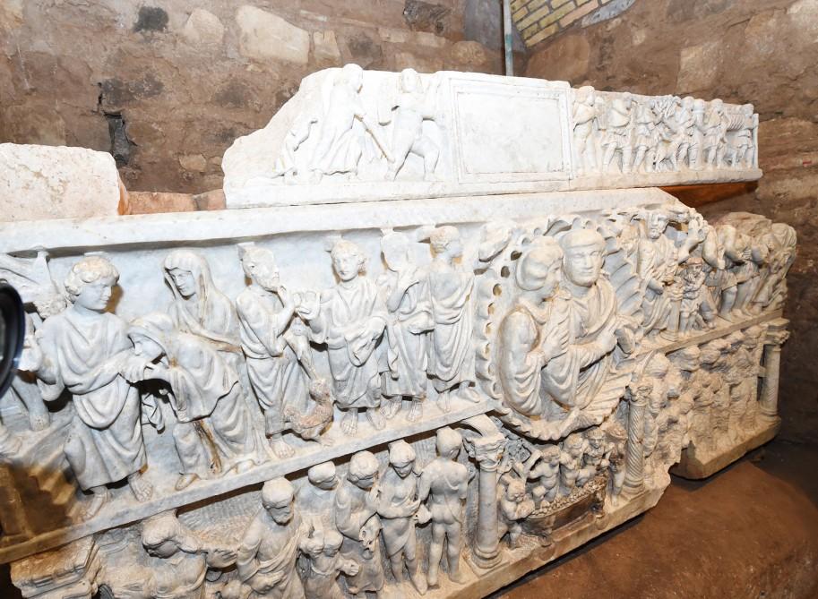 Azərbaycanın Birinci vitse-prezidenti Mehriban Əliyeva Romada Müqəddəs Sebastian katakombalarının açılışında iştirak edib (FOTO) (YENİLƏNİB)