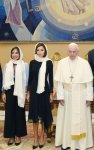 Azərbaycanın Birinci vitse-prezidenti Mehriban Əliyeva Roma Papası Fransisk ilə görüşüb (FOTO) (YENİLƏNİB)